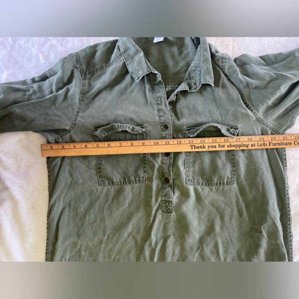 Old Navy Green Long Sleeve Dress - Picture 4 of 4